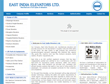 Tablet Screenshot of eastindiaelevators.com